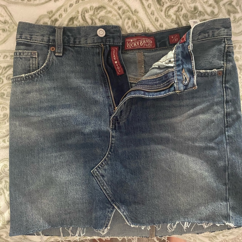 Lucky brand Jean skirt